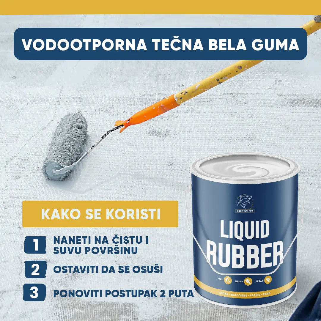 AQUA SEAL PRO – vodootporna providna tečna guma
