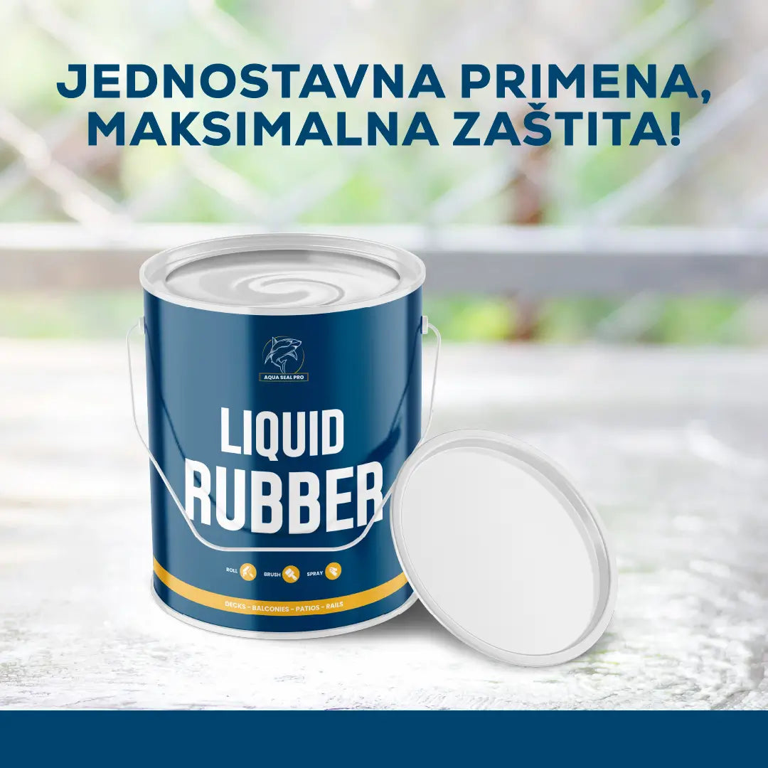 AQUA SEAL PRO – VODOOTPORNA TEČNA GUMA U BELOJ BOJI