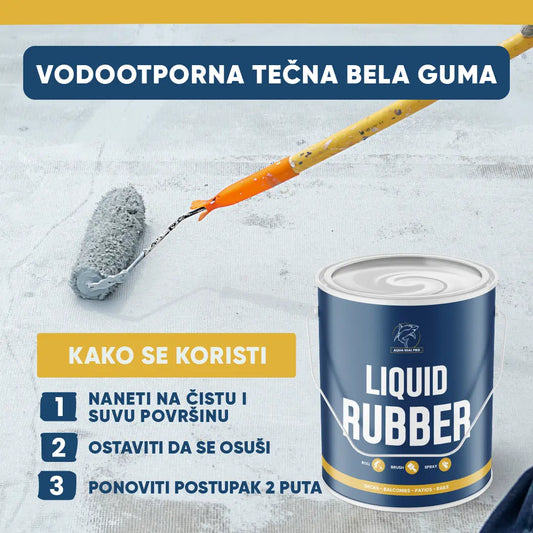AQUA SEAL PRO – VODOOTPORNA TEČNA GUMA U BELOJ BOJI