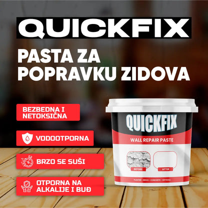 QuickFix – Vodootporna pasta za oštećene zidove