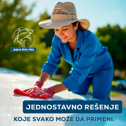 AQUA SEAL PRO – VODOOTPORNA TEČNA GUMA U BELOJ BOJI