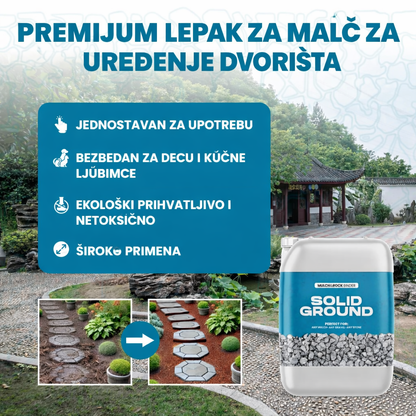 SOLID GROUND – Lepilo za kamenčiće za uređenje dvorišta